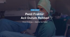 Penil Fraktür (Penis Kırılması): Acil Durum Rehberi