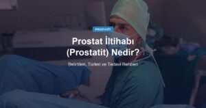 Prostat İltihabı (Prostatit) Nedir? Belirtileri, Türleri ve Tedavi Rehberi