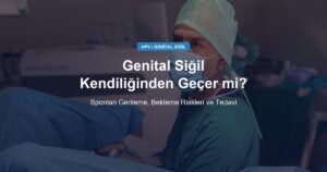 Genital Siğil Kendiliğinden Geçer mi?